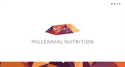 Desktop Screenshot of millennialnutrition.com