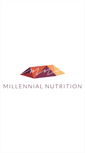Mobile Screenshot of millennialnutrition.com